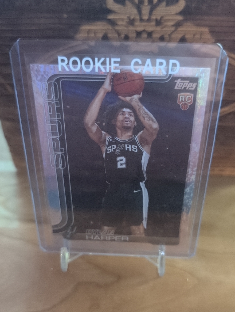 2025-26 Topps Dylan Harper Rookie Card Sand Glitter SP Spurs